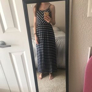 BCX Striped Maxi Dress